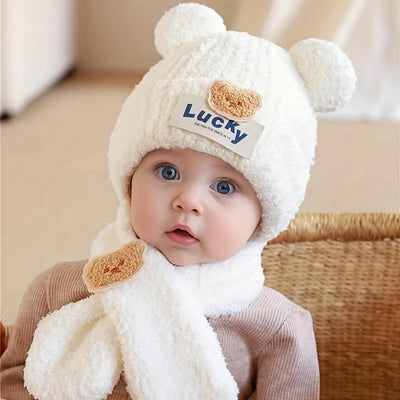 Winter Baby Hat &amp; Scarf Set – Warm &amp; Adorable ❄️🧢