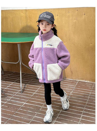 Children's Lamb Wool Warm Jacket – Cozy &amp; Stylish