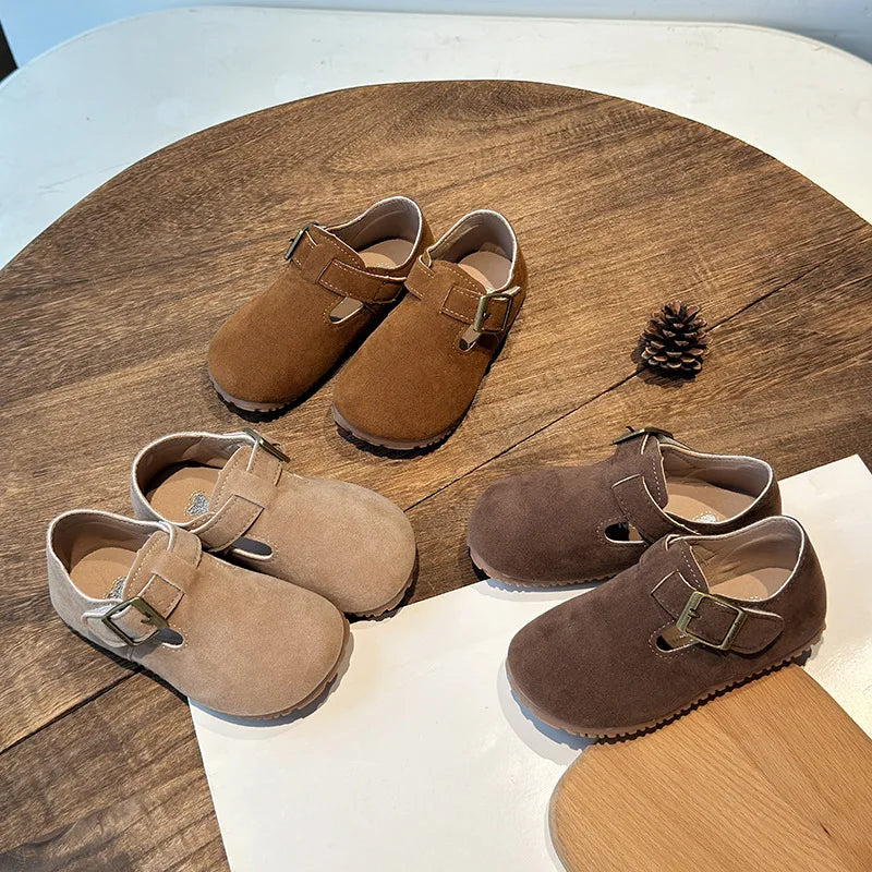 JOYINSIST Kids' Birken Shoes – Soft Leather Casual Shoes for All Seasons