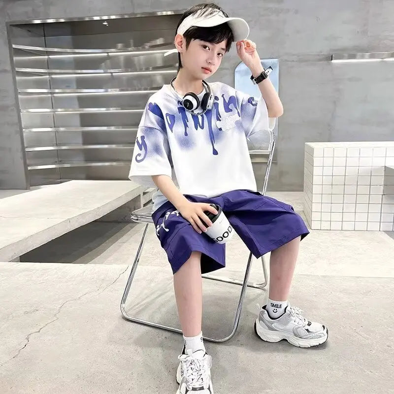 Kids Sports Set - T-shirt and Shorts