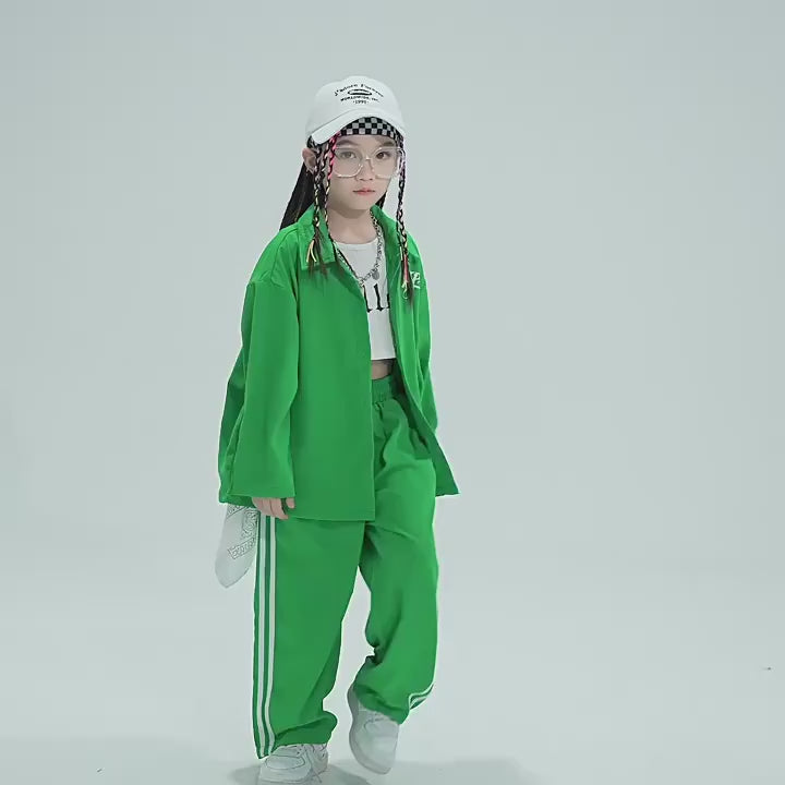 Streetwear Boys &amp; Girls Hip Hop Loose Shirt &amp; Sweatpants Set